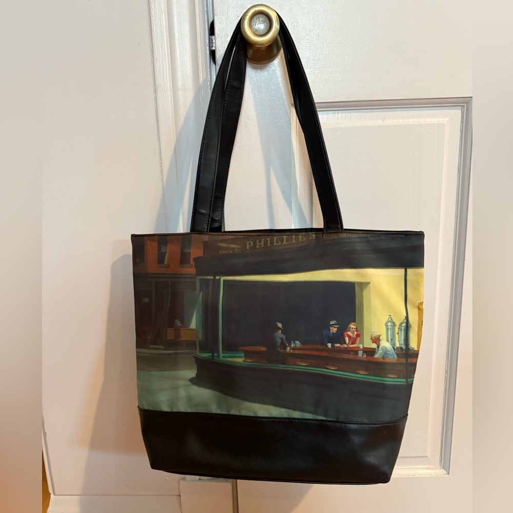 Nighthawk Tote Bag 12x15 Exclusive to Art Insitute